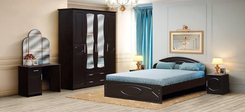 Набор мебели для спальни «Венеция 2» МДФ с кроватью 1400х2000